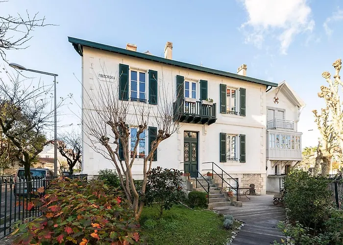 度假居 Superbe Maison Familiale Avec Jardin Au Coeur De 比亚里茨